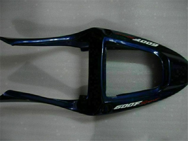 Preisgünstige Honda CBR600 F4i Motorrad Verkleidung 2001-2003 - Weiss Blau Schwarz Streifen