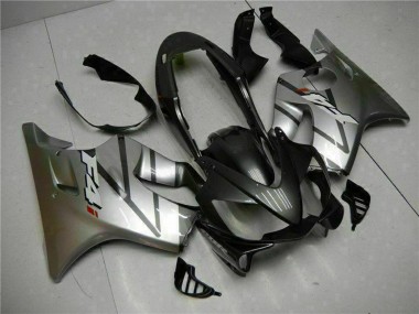 Preisgünstige Honda CBR600 F4i Motorrad Verkleidung 2004-2007 - Silber Matt Schwarz