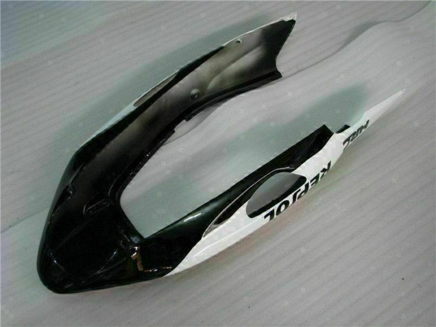Preisgünstige Honda CBR1100XX Blackbird Motorrad Verkleidung 1996-2007 - Weiss Glanzendes Schwarz Repsol
