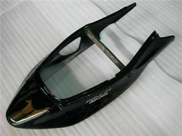 Preisgünstige Honda CBR1100XX Blackbird Motorrad Verkleidung 1996-2007 - Glanzendes Schwarz Rot Flamme