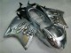 Preisgünstige Honda CBR1100XX Blackbird Motorrad Verkleidung 1996-2007 - Silber Schwarz Flamme
