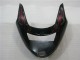 Preisgünstige Honda CBR1100XX Blackbird Abs Motorrad Verkleidungen 1996-2007 - Glanzendes Schwarz Rot Flamme