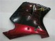 Preisgünstige Honda CBR1100XX Blackbird Abs Motorrad Verkleidungen 1996-2007 - Glanzendes Schwarz Rot Flamme