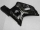 Preisgünstige Suzuki GSXR 600/750 Motorrad Verkleidung 2001-2003 - Glanzendes Schwarz Silber Flamme