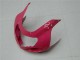 Preisgünstige Suzuki GSXR 600/750 Motorrad Verkleidung 2001-2003 - Rosa Silber Glanzendes Schwarz