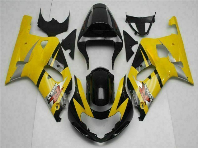 Preisgünstige Suzuki GSXR 600/750 Motorrad Verkleidung 2001-2003 - Gelb Schwarz