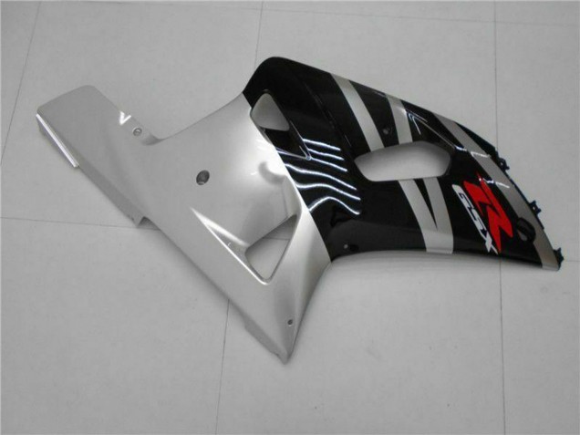 Preisgünstige Suzuki GSXR 600/750 Motorrad Verkleidung 2001-2003 - Silber Glanzendes Schwarz Rot