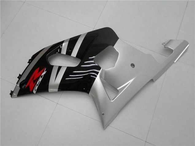 Preisgünstige Suzuki GSXR 600/750 Motorrad Verkleidung 2001-2003 - Silber Glanzendes Schwarz Rot