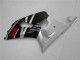 Preisgünstige Suzuki GSXR 600/750 Motorrad Verkleidung 2001-2003 - Silber Glanzendes Schwarz Rot