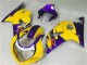 Preisgünstige Suzuki GSXR 600/750 Motorrad Verkleidung 2001-2003 - Gelb Lila
