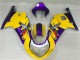 Preisgünstige Suzuki GSXR 600/750 Motorrad Verkleidung 2001-2003 - Gelb Lila