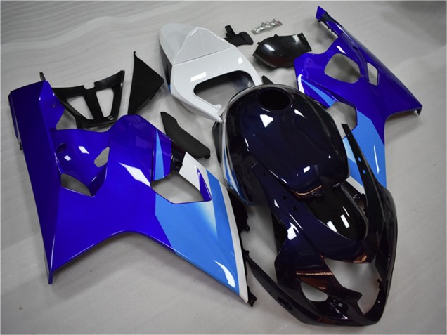 Preisgünstige Suzuki GSXR 600/750 Motorrad Verkleidung 2004-2005 - Weiss Blau Schwarz