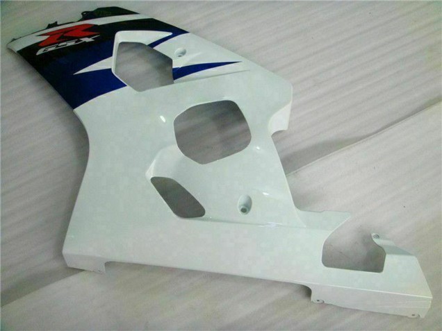 Preisgünstige Suzuki GSXR 600/750 Motorrad Verkleidung 2004-2005 - Weiss Blau Glanzendes Schwarz Rot