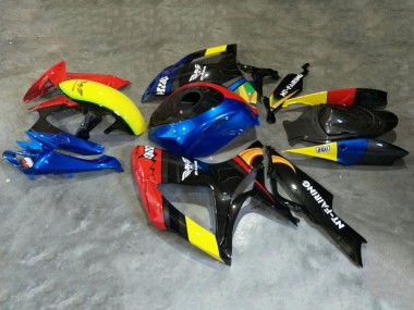 Preisgünstige Suzuki GSXR 600/750 Motorrad Verkleidung 2006-2007 - Rot Blau Gelb