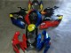 Preisgünstige Suzuki GSXR 600/750 Motorrad Verkleidung 2006-2007 - Rot Blau Gelb