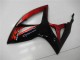 Preisgünstige Suzuki GSXR 600/750 Motorrad Verkleidung 2006-2007 - Rot Glanzendes Schwarz