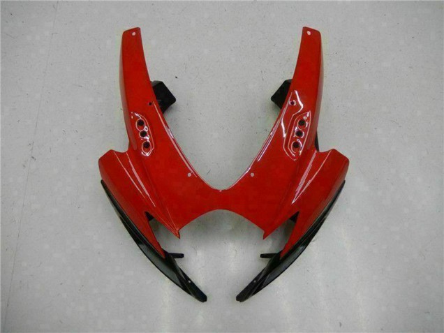 Preisgünstige Suzuki GSXR 600/750 Motorrad Verkleidung 2006-2007 - Rot Glanzendes Schwarz
