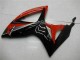 Preisgünstige Suzuki GSXR 600/750 Motorrad Verkleidung 2006-2007 - Rot Glanzendes Schwarz