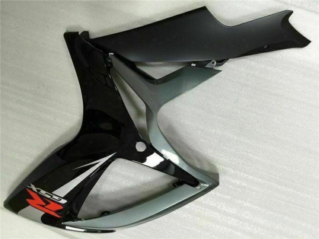 Preisgünstige Suzuki GSXR 600/750 Motorrad Verkleidung 2006-2007 - Silber Grau Glanzendes Schwarz Rot