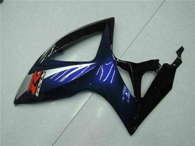 Preisgünstige Suzuki GSXR 600/750 Motorrad Verkleidung 2006-2007 - Glanzendes Schwarz Blau