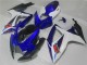 Preisgünstige Suzuki GSXR 600/750 Motorrad Verkleidung 2006-2007 - Weiss Blau Schwarz Rot