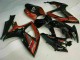 Preisgünstige Suzuki GSXR 600/750 Motorrad Verkleidung 2006-2007 - Glanzendes Schwarz Rot