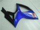 Preisgünstige Suzuki GSXR 600/750 Motorrad Verkleidung 2006-2007 - Blau Weiss Glanzendes Schwarz Rot