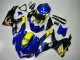 Preisgünstige Suzuki GSXR 600/750 Motorrad Verkleidung 2008-2010 - Blau Gelb Hai