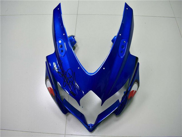 Preisgünstige Suzuki GSXR 600/750 Motorrad Verkleidung 2008-2010 - Blau Gelb Hai