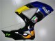 Preisgünstige Suzuki GSXR 600/750 Motorrad Verkleidung 2008-2010 - Blau Gelb Hai