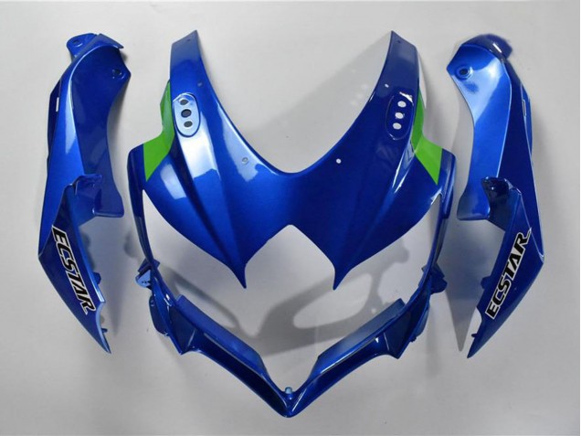 Preisgünstige Suzuki GSXR 600/750 Motorrad Verkleidung 2008-2010 - Blau Weiss Grun Schwarz
