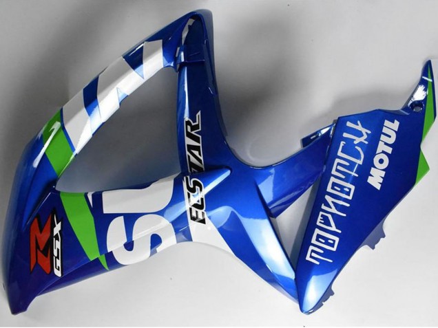 Preisgünstige Suzuki GSXR 600/750 Motorrad Verkleidung 2008-2010 - Blau Weiss Grun Schwarz