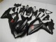 Preisgünstige Suzuki GSXR 600/750 Motorrad Verkleidung 2008-2010 - Matt Schwarz Rot