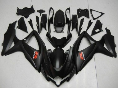 Preisgünstige Suzuki GSXR 600/750 Motorrad Verkleidung 2008-2010 - Matt Schwarz Rot