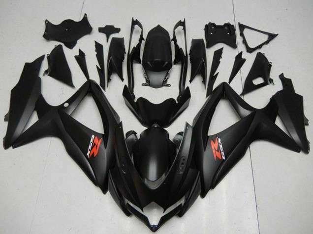 Preisgünstige Suzuki GSXR 600/750 Motorrad Verkleidung 2008-2010 - Matt Schwarz Rot