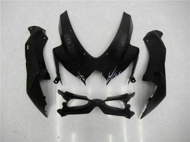 Preisgünstige Suzuki GSXR 600/750 Motorrad Verkleidung 2008-2010 - Glanzendes Schwarz Matt Schwarz