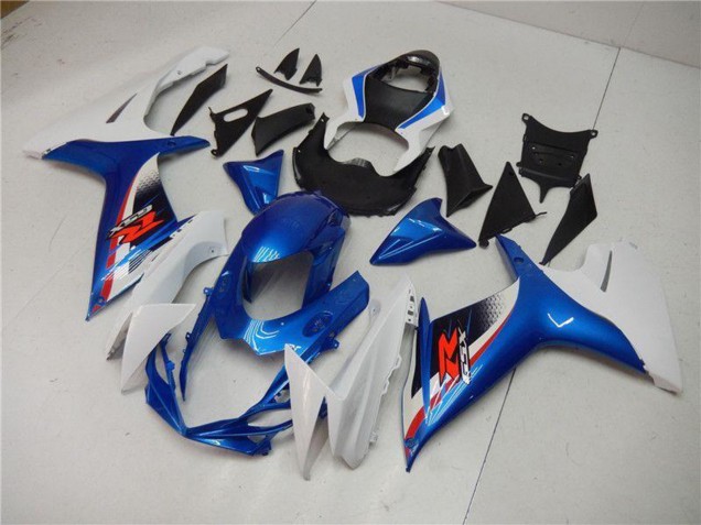 Preisgünstige Suzuki GSXR 600/750 Motorrad Verkleidung 2011-2024 - Weiss Blau Schwarz Rot
