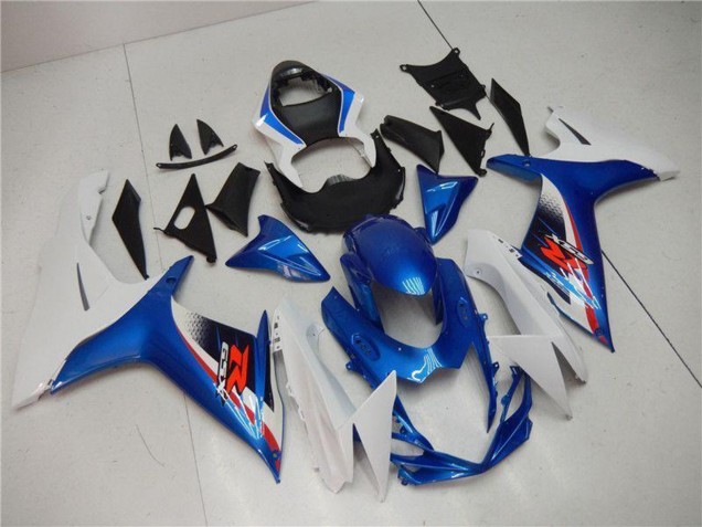 Preisgünstige Suzuki GSXR 600/750 Motorrad Verkleidung 2011-2024 - Weiss Blau Schwarz Rot