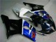 Preisgünstige Suzuki GSXR 1000 Abs Motorrad Verkleidungen 2003-2004 - Weiss Blau Glanzendes Schwarz Rot