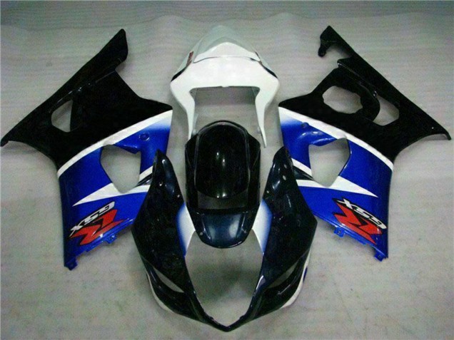 Preisgünstige Suzuki GSXR 1000 Abs Motorrad Verkleidungen 2003-2004 - Weiss Blau Glanzendes Schwarz Rot