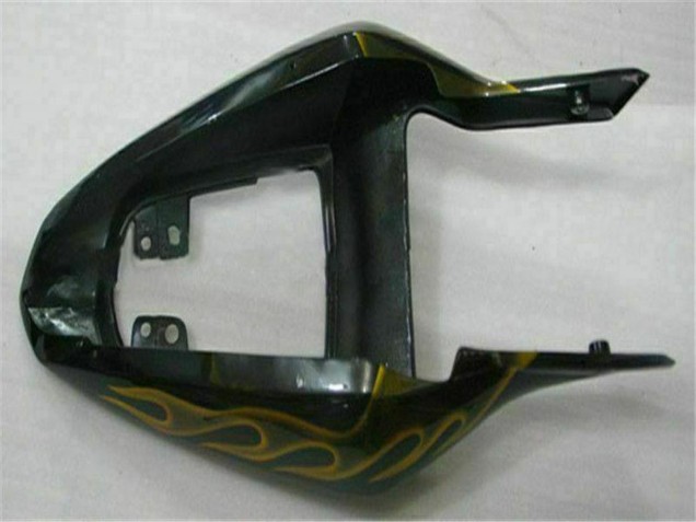 Preisgünstige Suzuki GSXR 1000 Motorrad Verkleidung 2003-2004 - Glanzendes Schwarz Gold Flamme