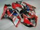 Preisgünstige Suzuki GSXR 1000 Motorrad Verkleidung 2003-2004 - Rot Schwarz Blau Yoshimura