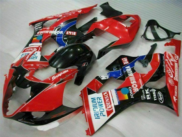Preisgünstige Suzuki GSXR 1000 Motorrad Verkleidung 2003-2004 - Rot Schwarz Blau Yoshimura