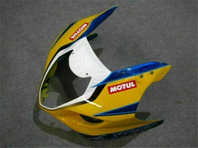 Preisgünstige Suzuki GSXR 1000 Motorrad Verkleidung 2003-2004 - Gelb Blau Weiss Rot Corona Motul