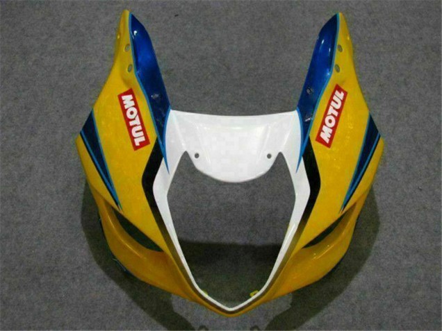Preisgünstige Suzuki GSXR 1000 Motorrad Verkleidung 2003-2004 - Gelb Blau Weiss Rot Corona Motul