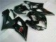 Preisgünstige Suzuki GSXR 1000 Motorrad Verkleidung 2005-2006 - Glanzendes Schwarz Matt Schwarz Rot