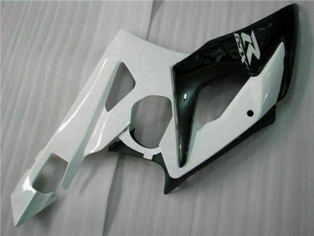 Preisgünstige Suzuki GSXR 1000 Motorrad Verkleidung 2005-2006 - Weiss Glanzendes Schwarz