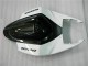 Preisgünstige Suzuki GSXR 1000 Motorrad Verkleidung 2005-2006 - Weiss Glanzendes Schwarz