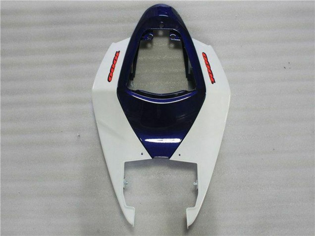 Preisgünstige Suzuki GSXR 1000 Motorrad Verkleidung Kit 2005-2006 - Weiss Blau Glanzendes Schwarz
