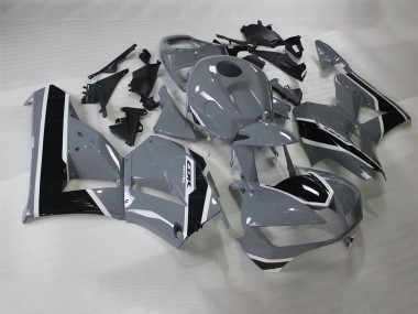 Preisgünstige Honda CBR600RR Motorrad Verkleidung 2013-2023 - Nardo Grau Glanzendes Schwarz